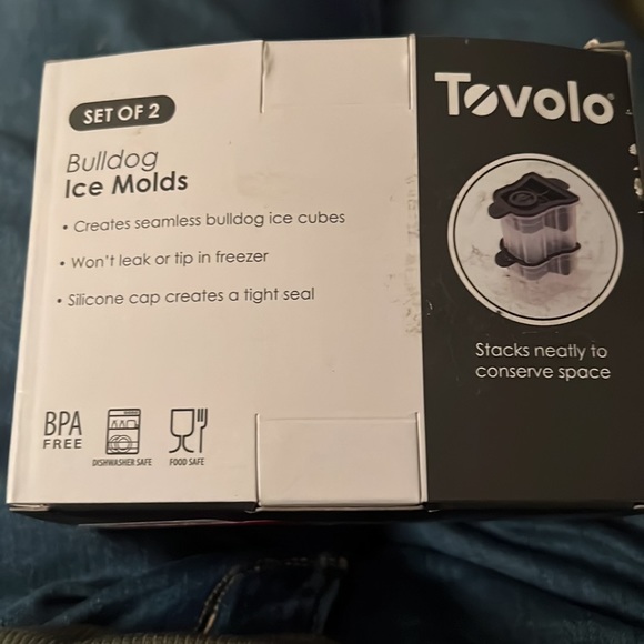 NIB Tovolo Set of 2 Bulldog Ice Molds - Picture 4 of 5